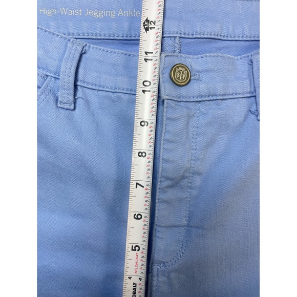 Talbots High-Waist Jegging Ankle Pants Light Blue Size 12 Womens Slim Denim - Picture 4 of 9